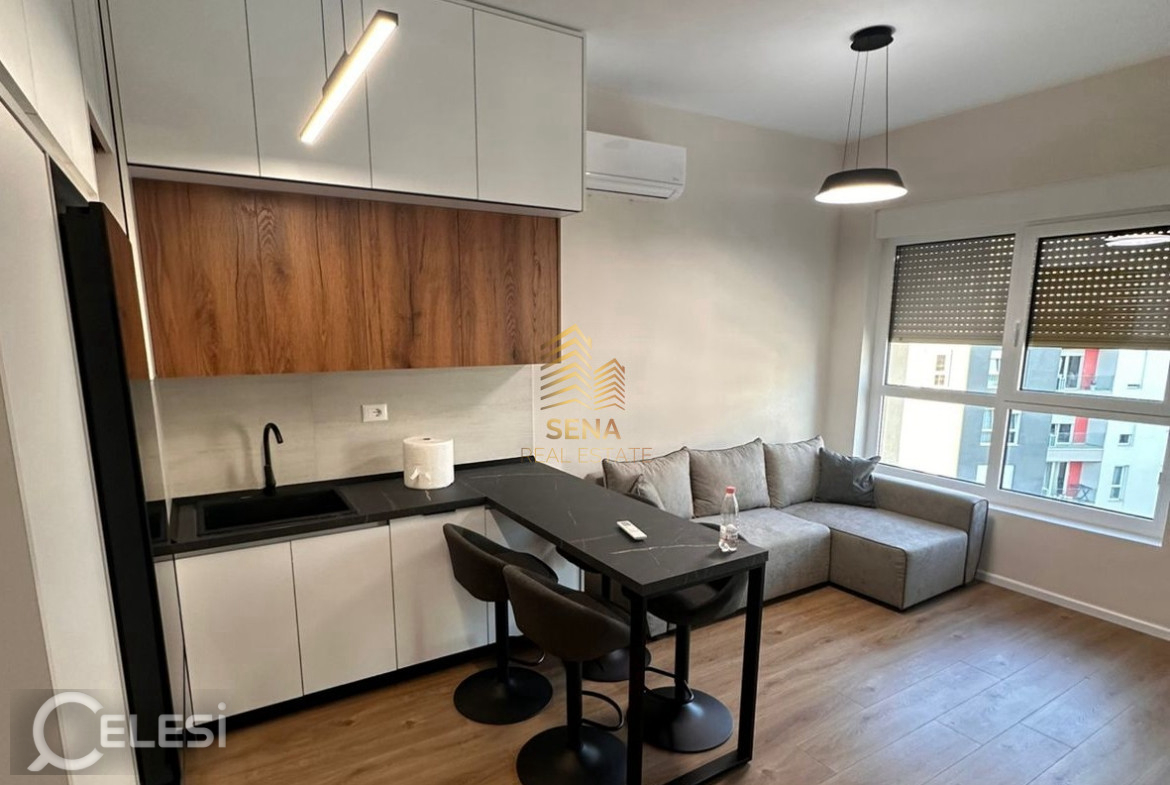 Qira, Apartament 1+1+blk, Rezidenca Kadiu, 45.000 Lek/muaj – Ali Demi