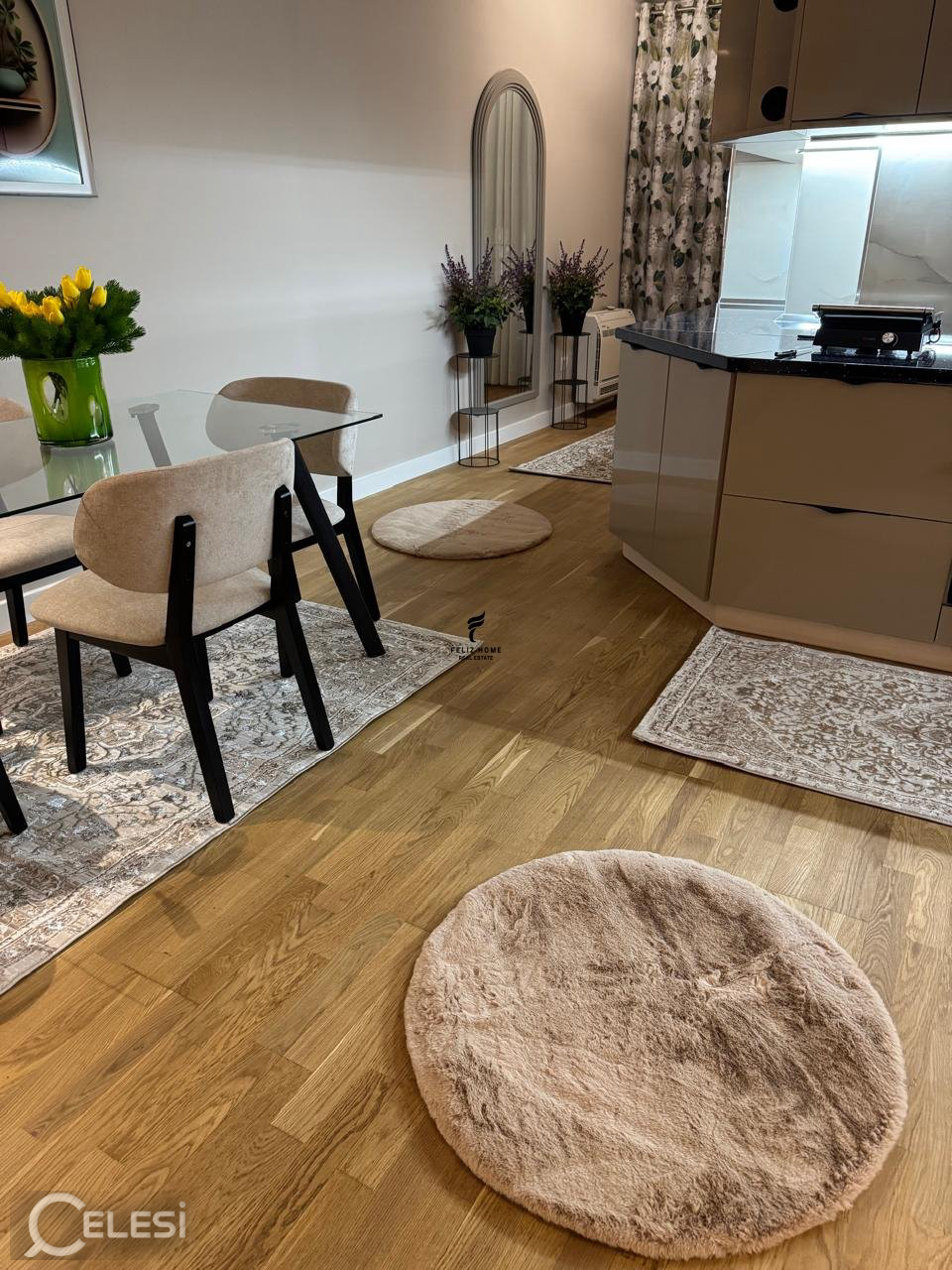 APARTAMENT ME QERA 1+1 KOPSHTI BOTANIK 85.000 LEKE FH-84124 – Kopshti Botanik