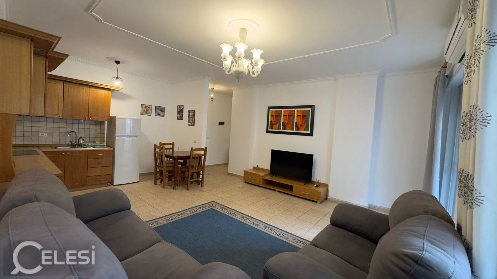 Qender,Rurga Maliq Muco jepet me qera apartament 1+1,i mobiluar – Sheshi Skënderbej (Qendër)