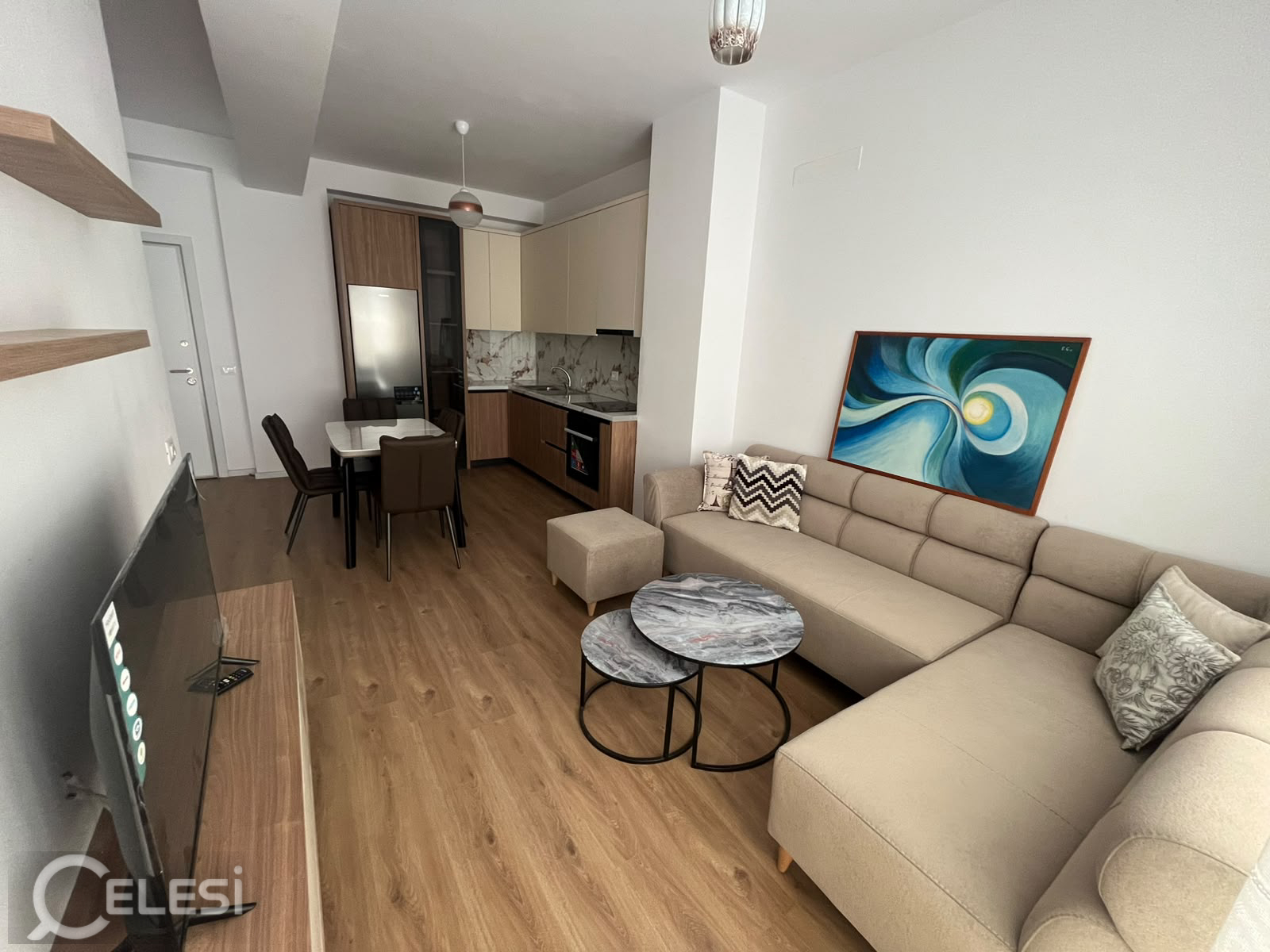 Rezidenca Kaimi,jepet me qera apartament 1+1,i mobiluar. – Ali Demi