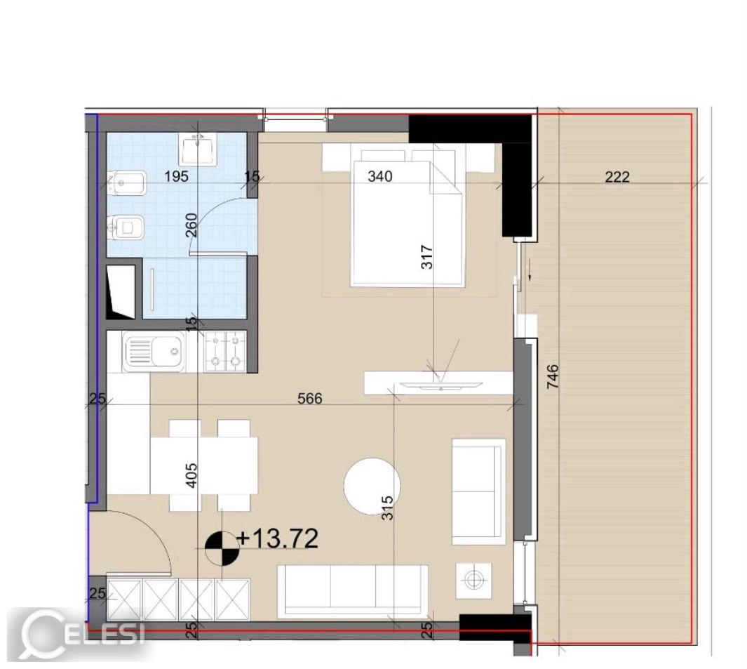 🗝️Shitet apartament 1+1 i mobiluar te Kompleksi Univers City🔥 – QTU