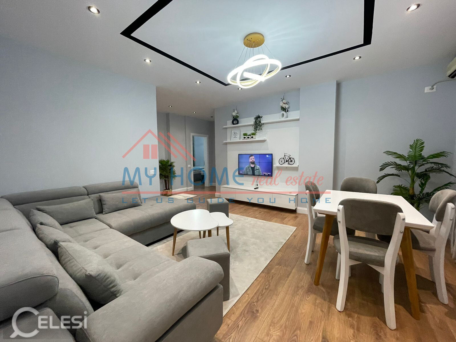 Apartament modern 2+1 per qira ne zonen e 21 Dhjetorit – Tiranë